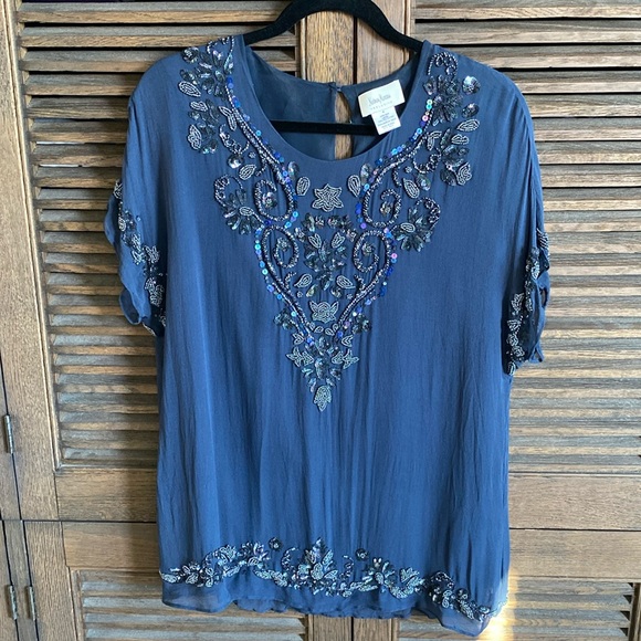 Neiman Marcus Exclusive Top & Pant Set for Evening - Picture 12 of 13